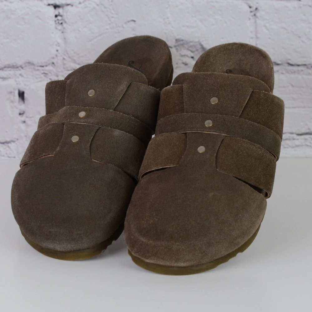 NEW! FREE PEOPLE Sunday Season Suede Clog / Mule - Picture 3 of 16